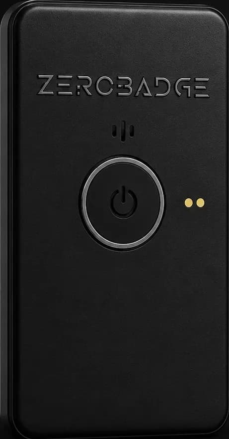 ZeroBadge cellular workforce verification device
